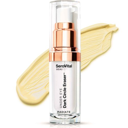 Serovital Beauty Dark Circle Eraser – Brightening & Anti‑Puffiness Under-Eye Treatment with Peptides, Dark Circle Corrector – eye corrector for dark circles - Hormone-Aware, Clinically Tested – 15mL