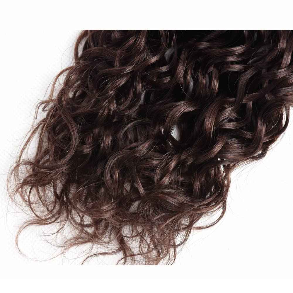 28 30 32 inch Brown Bundle #4 Kinky Curly Human Hair Bundles Chocolate Brown Hair Weave 3 Bundles inch Double Weft 300g