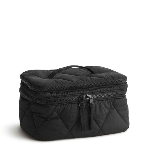 Vera Bradley Women's Featherweight Brush Up Cosmetic Case, Moonless Night, One Size