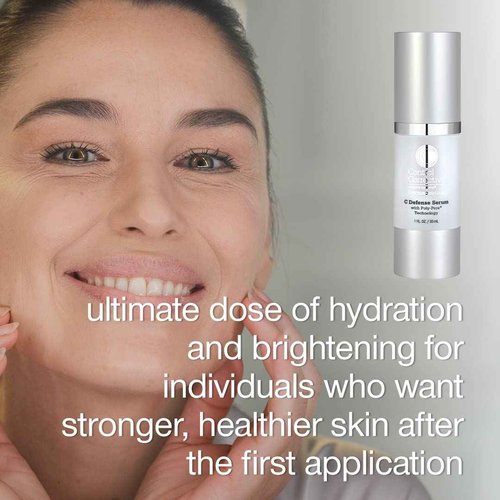 CONTROL CORRECTIVE C Defense Serum With Poly-Pore Technology - Advanced Vitamin C Serum Plus Hyaluronic Acid, Poly Pore Delivery System, Time Releases Actives, Sustains Hydration Throughout The Day