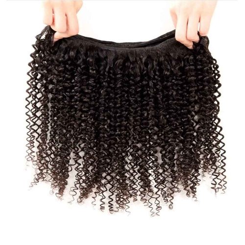 Kinky Curly Bundles 12A Virgin Brazilian Human Hair Bundles 18 20 22 Inch Natural Black Curly Weave Hair for Women
