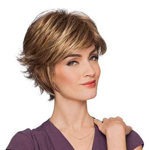 Gabor Gala Short Textured Wig by Hairuwear, Average Cap G17+ Vanilla Mist