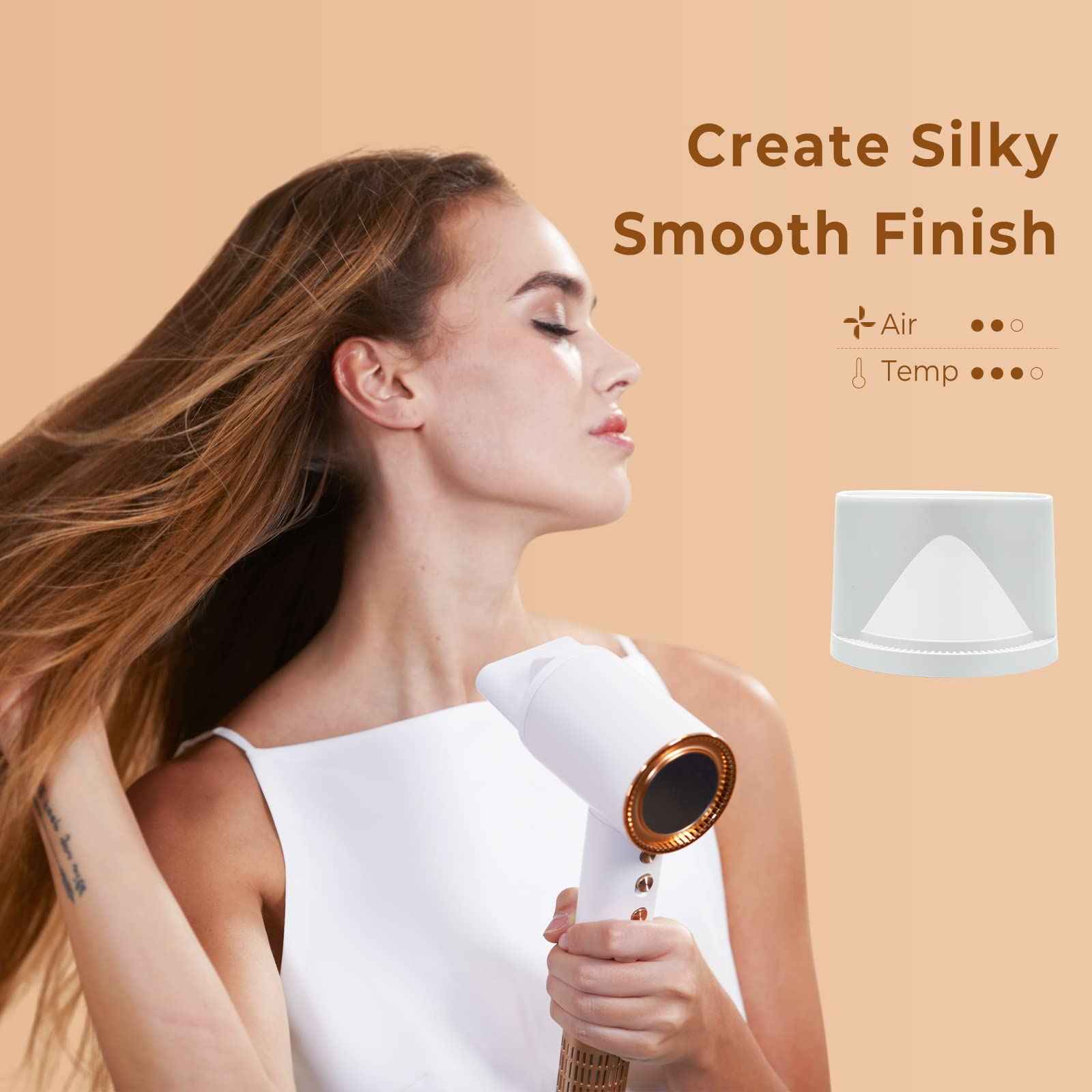 Hair Dryer，110000 RPM High-Speed Blow Dryer 500 Millions Negative Ionic Care HairDryer for Fast Drying, 200 Million Negative ion Hair-Dryer,Thermal Brush，hot air Brush