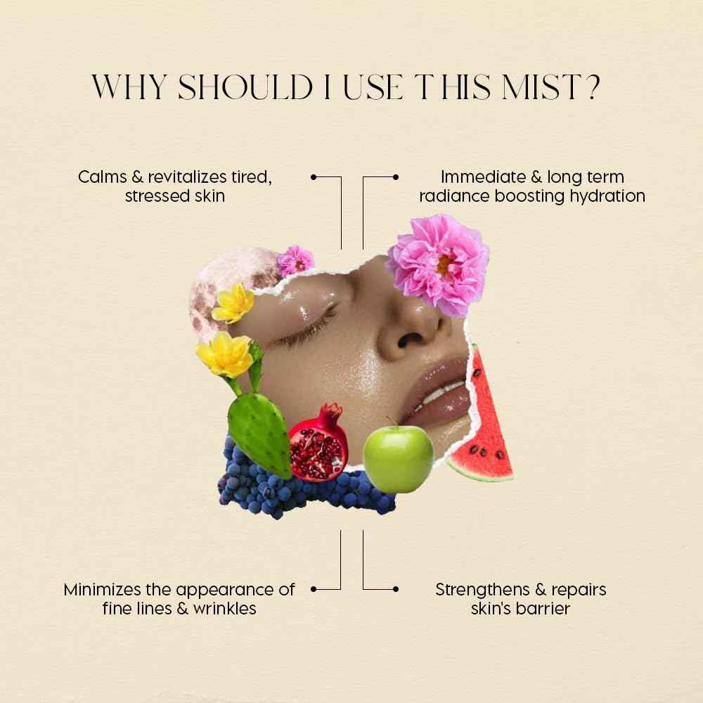 ieró Beauty Lavender, Chamomile & Frankincense Replenishing Facial Mist | Hydrating Toner | Calming, Restorative Hydrolat Essence | Strengthens Skin Barrier & Soothes Redness | Non-Comedogenic, Vegan