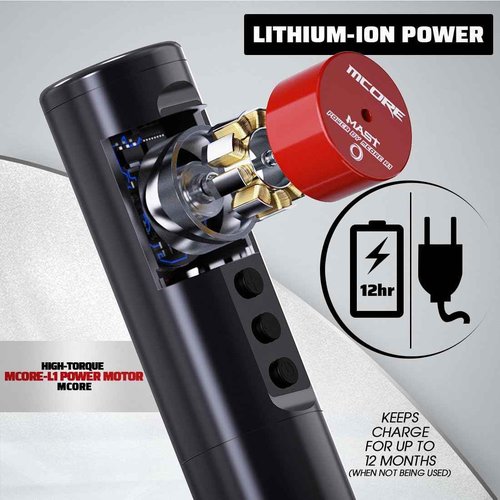 Dragonhawk Tattoo Gun Kit Cordless L1 Tattoo Pen Machine Pro Complete Tattoo Kit Black Inks Brushless Motor 3400mAh Battery Supply for Beginner