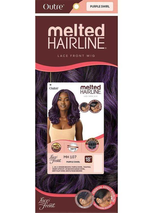 Outre Lace Front Wig - Melted Hairline - MH 107 (DRST2/ROSE BROWN)