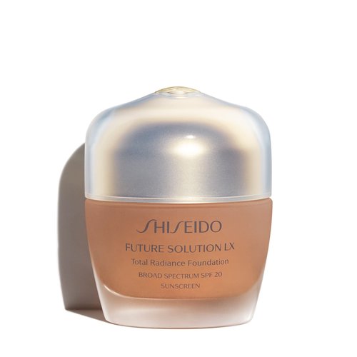 Shiseido Future Solution LX Total Radiance Foundation SPF 20, Rose 4 - Reduces the Look of Pores, Lines & Dark Spots - Non-Comedogenic