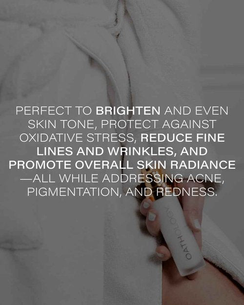 Oathology Vitamin C Serum, 1.0 Fl Oz, Dermatologist crafted skincare