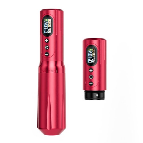 Tattoo Gun,Solong Wireless Tattoo Gun Kit Super Fast Charger with Dual 2000mAh Power Supply