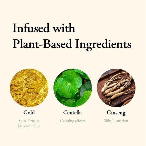 IASO PROGRESSIVE Age Care Serum | Premium Anti-Aging, Anti-Wrinkle Serum, Gold-Infused Formula, Improving Skin Quality and Texture, Korean Skin Care, 1.18 oz