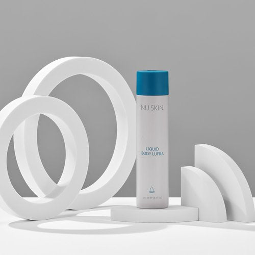 Nu Skin Liquid Body Lufra | Exfoliating and Face Moisturizer, Body Wash For Skin Care | With Ground Walnut Shells, Aloe Vera, Glycerin | Wet skin with Water-work into lather-rinse | 8.4 Fl Oz | 2 Pack