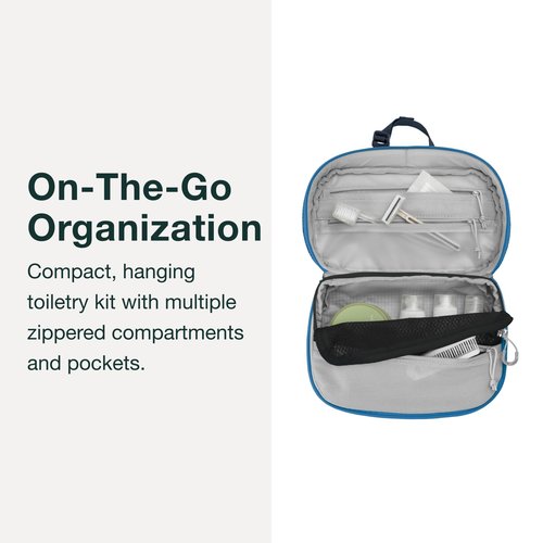 Osprey Transporter Toiletry Kit, Blue Flame/Nocturnal Blue