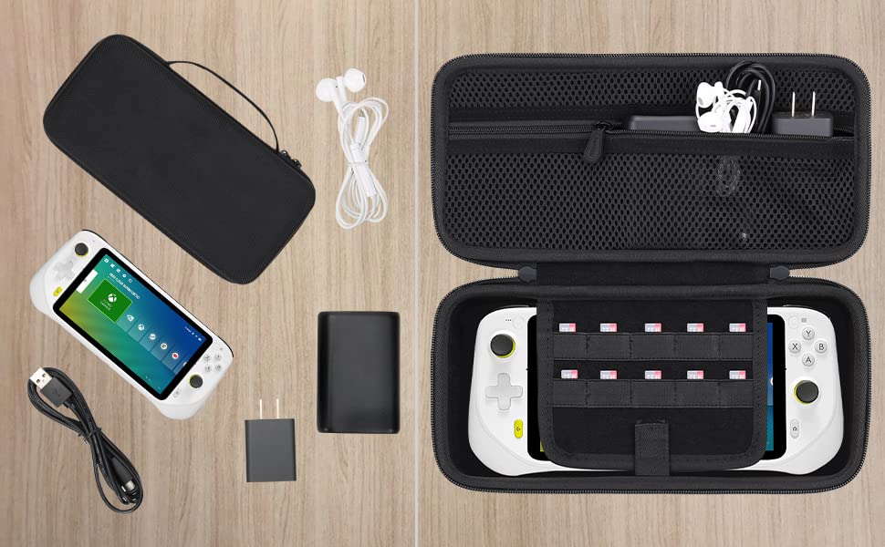 Aenllosi Hard Carrying Case Replacement for Logitech G Cloud Gaming Handheld,White (Only Case)