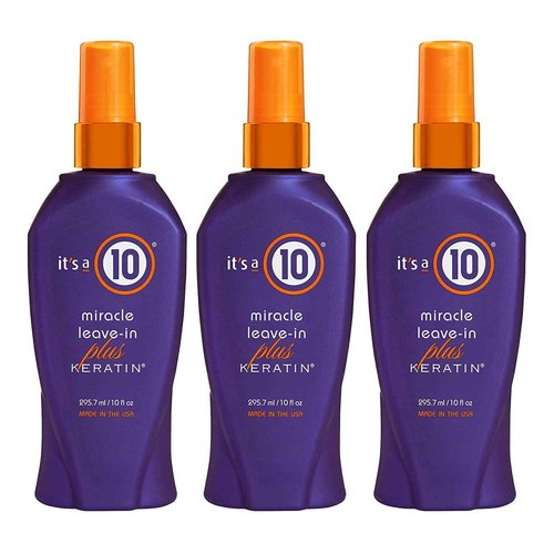 It's a 10 Haircare Miracle Leave-In Conditioner Spray w/Keratin - 10 oz. - 3ct