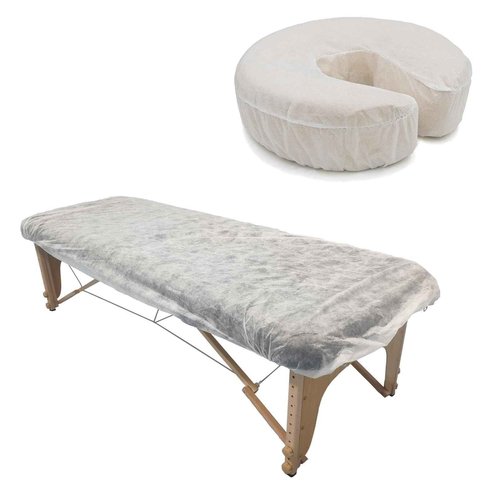 100 Sets Fitted Table Sheets and Face Cradle Covers