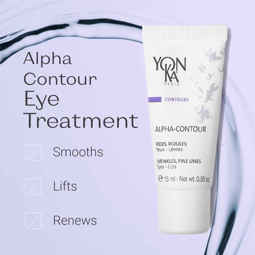 Yon-Ka Alpha-Contour Eye and Lip Cream | Anti-Wrinkle Regenerating Contour Creme | Naturally Soften Signs of Aging with Botanical Oil Blends and Fruit Acids | All Skin Types | Paraben-Free | 0.55 oz