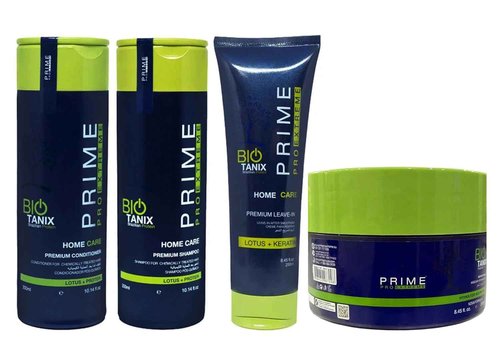 PRIME PRO EXTREME BIO TANIX Brazilian Protein Home Care Premium Shampoo For Chemically Treated Hair Lotus + Protein Hair Shampoo For Women/Men (Prime-S+C+L+M)