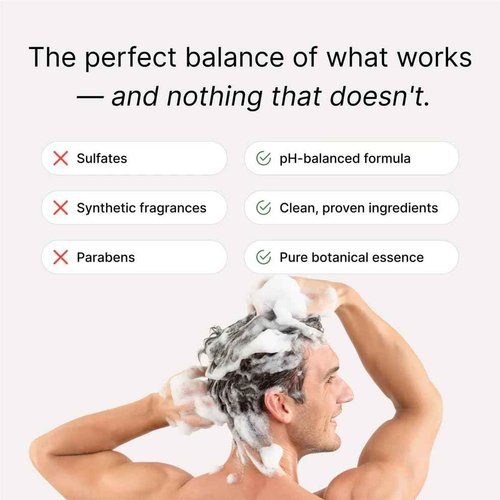 Mohebi Life Herbal Hair Shampoo for Men Formulated for Hair Health – DHT Support with Biotin, Saw Palmetto, and Other Natural Ingredints