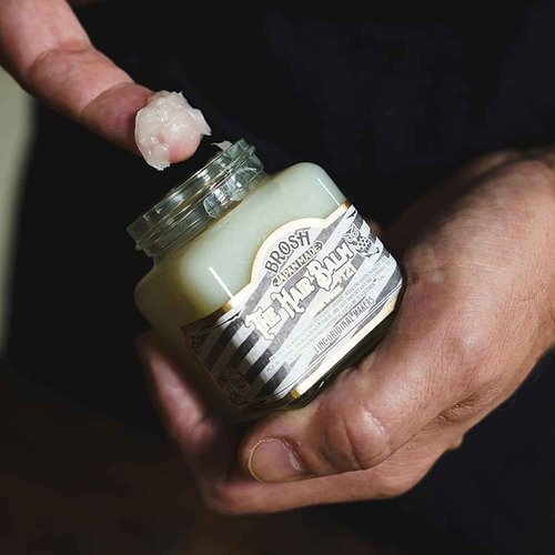 BROSH Hair Balm 121 Multi-Use Styling and Moisturizing Cream for Hair and Skin with Natural Olive Oil and Citrus, 2.5 Oz