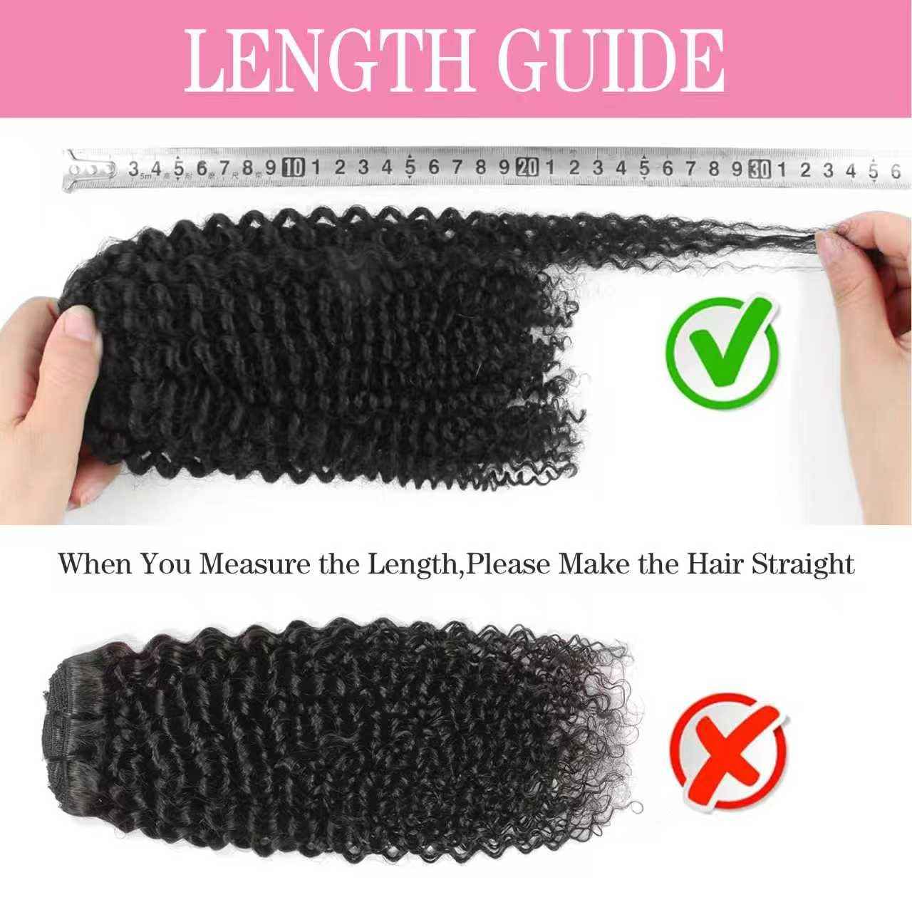 Geogroket Kinky Curly Clip in Hair Extensions for Women 3C 4A Kinky Curly Clip ins 10A Brazilian Virgin Human Hair Curly Hair Extensions 16pcs 240g/set Natural Black （20 Inch）