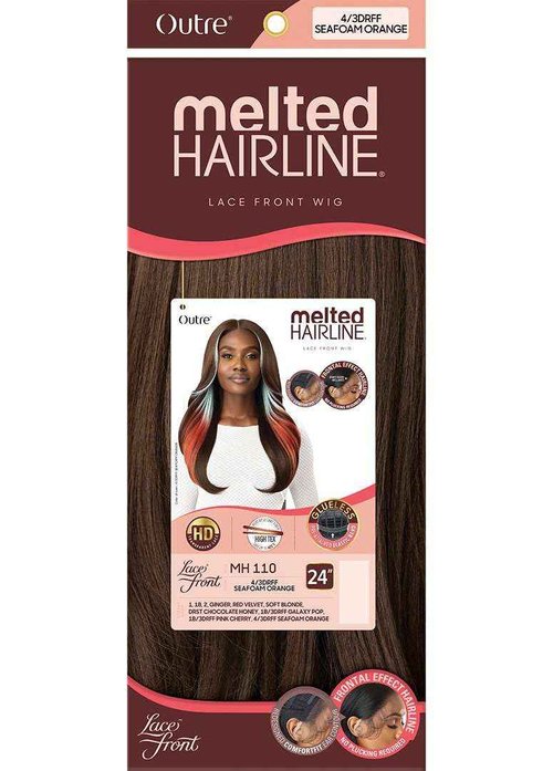 Outre Lace Front Wig - Melted Hairline - MH 110 (OFF BLACK 1B)