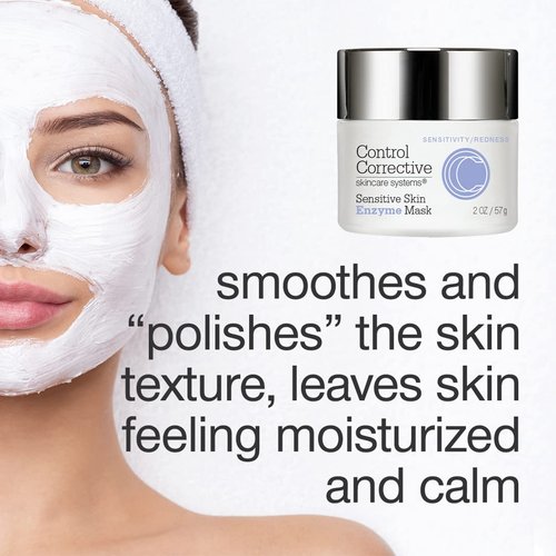 CONTROL CORRECTIVE Sensitive Skin Cleansing Milk & Sensitive Skin Enzyme Mask - Calming Cleanser & Hydration