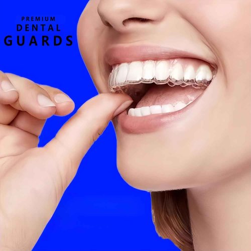 Custom Night Guard, Custom Mouth Teeth Guards Against Teeth Grinding/Clenching Dental Retainer for TMJ Relief and Bruxism (One Upper Guard)