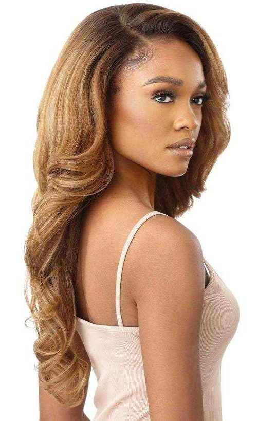 Outre Perfect Hair Line Synthetic 13x6 Faux Scalp Lace Front Wig - JULIANNE 24 (DR4/GDNHNBL)