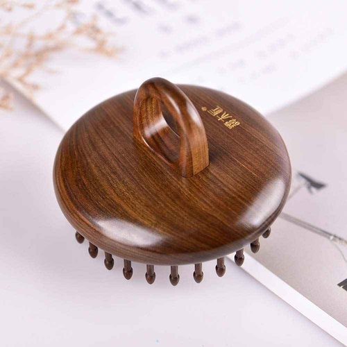 TAN MUJIANG Massage Hair Comb Hair Brush Round Shape (Round Shape Hair Comb)