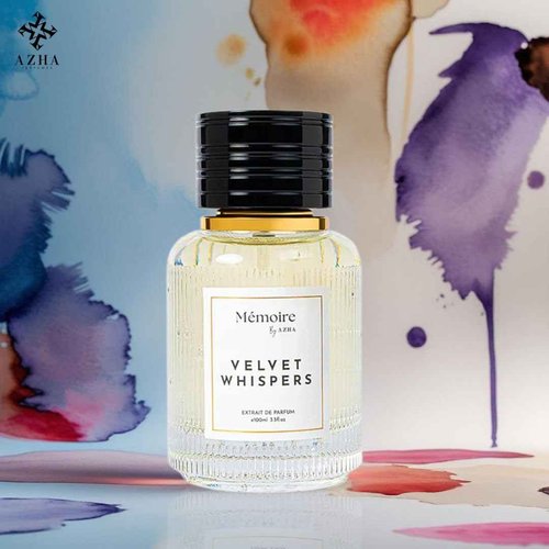 Azha Velvet Whispers Long Lasting Arabian Perfumes for Women – Extrait De Parfum Spray 100 ML (3.4 OZ) - Elegant Ladies Perfume With Vanilla, Rose & Wood Musk Notes - Signature Gift for Women