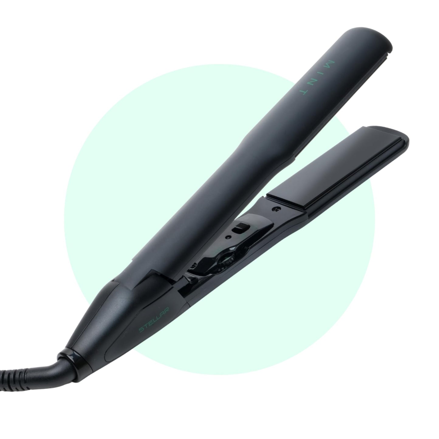 MINT Ceramic Flat Iron Hair Straightener | Professional Hair Straightener for Smooth, Frizz-Free Styles | Best Flat Iron with Ionic Ceramic Plates | Safe for Fine to Medium Hair