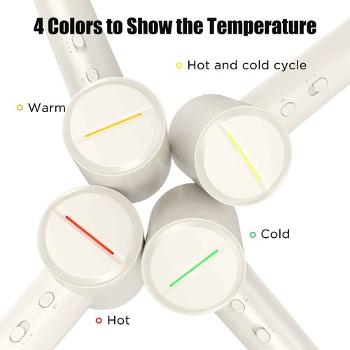 Plasma Hair Care Travel Blow Dryer - High Speed Ionic Dryer with 4 Modes, Thermo-Control, Low Noise, Fast Drying for Home or Travel (Beige)