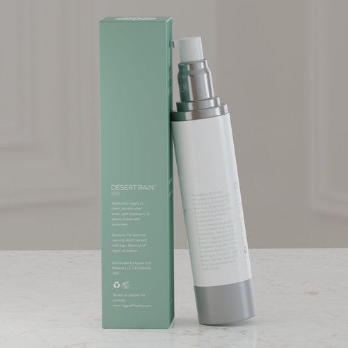 Agave + Phoenix - Desert Rain | Women's Daily Light Moisturizer for Sensitive, Dry & Oily Skin, Made with Hyaluronic Acid, Vitamin C & Natural Ingredients, Hydrating & Restoring Face Cream