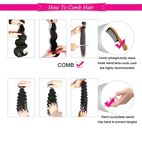 Wahairse Human Hair Bundles 18 20 22 Inch 1B Body Wave Natural Color Human Hair Unprocessed Brazilian Virgin 3 Bundles Quick Weave Human Hair Extensions (1B# Body Wave,18 20 22)