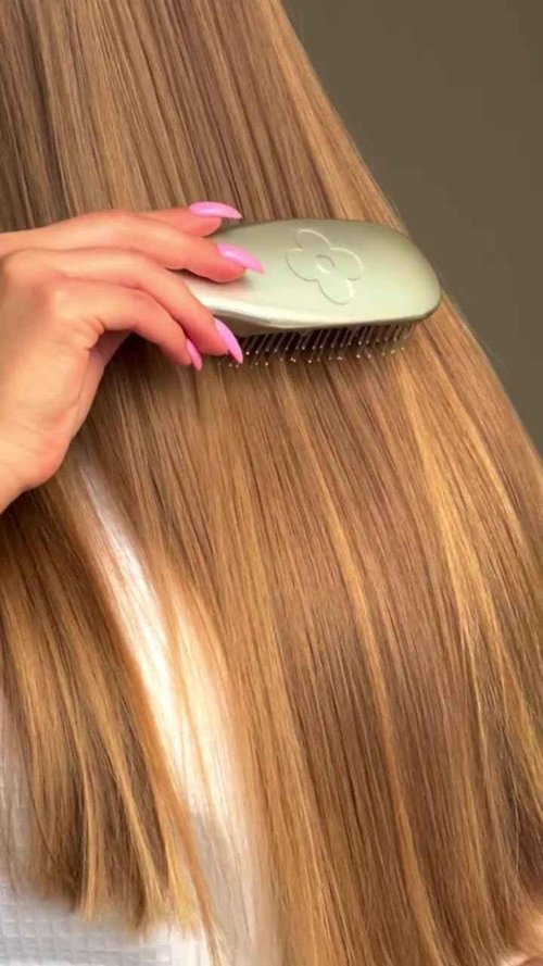 Xiaomoxuan Fairy Hair-Brush - Wet Brush Speed-Dry Hair Brush - Exfoliating Comb for Scalp Massage - Small Hair-Comb Travel-Size Detangler for All Hair