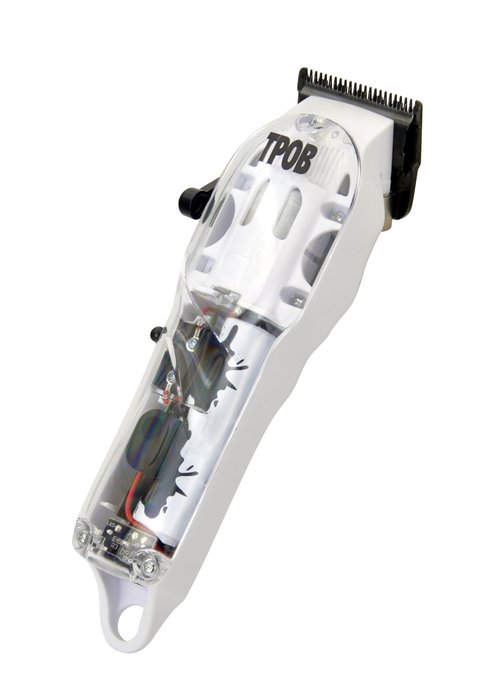 TPOB White Slime 2 Splatt Clipper Trimmer Set Barber Hair Clippers for Men 6800 RPM