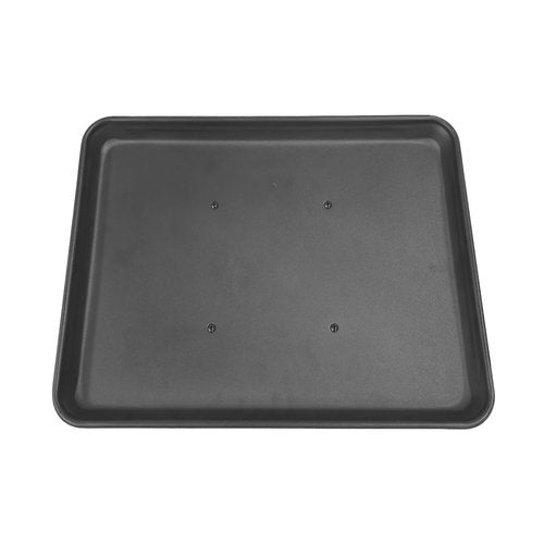Steel Salon Tray for Hair Stylist - Attached to Chair, 360 Degree Rotating - Barber & Hairdressing Tools (Black)