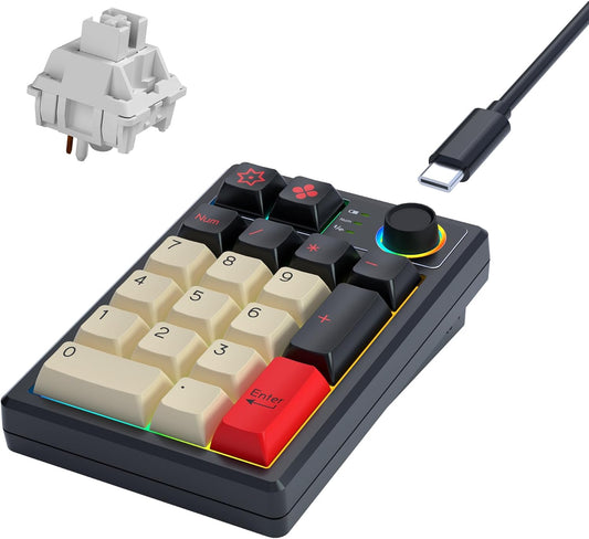 75% Wireless Gaming Keyboard RGB Triple Mode Hot Swappable Mechanical Keyboards PBT Keys Gasket Creamy Custom Keybad Quiet White Switch for Win/MAC
