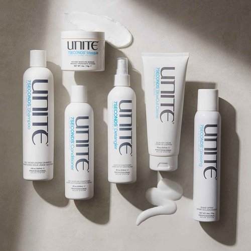 UNITE Hair - 7SECONDS Conditioner – Moisture-Enriched, Color-Safe Professional Conditioner – Hydrates, Detangles, Protects from UV & Heat Damage, Enhances Shine, Paraben-Free & Sulfate-Free, 33 Fl Oz