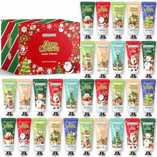30 Pack Christmas Hand Lotion Gift Set Bulk£¬Moisturizing Hand Cream, Mini Travel Size Holiday Gifts, Stocking Stuffers & Bulk Gifts for Christmas Appreciation 20ml