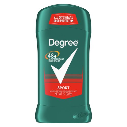 Degree Men Protection Antiperspirant Deodorant, Sport 2.7 oz (Pack of 12)