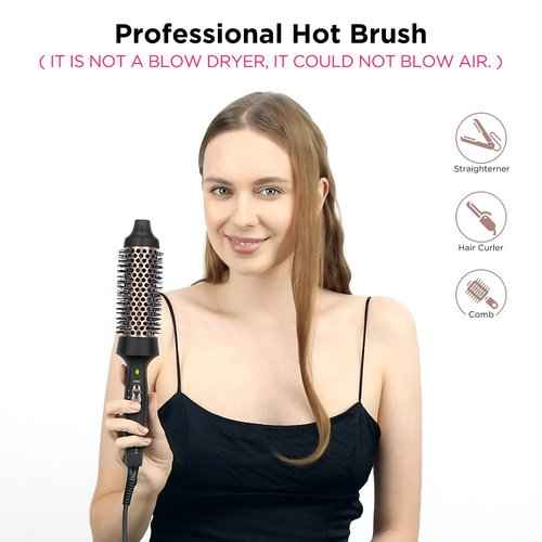 Aima Beauty One Step Hair Dryer & Volumizing Hot Air Brush, Thermal Brush, 1.5"/40mm Heated Round Brush for Blowout Look