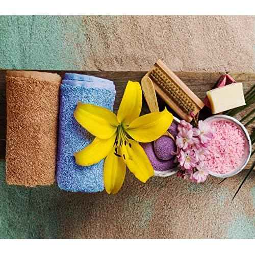 Towel and Linen Mart 100% Cotton - 24 Pack Wash Cloth Set - Flannel Face Cloths, Highly Absorbent and Soft Feel Fingertip Towels (Multi, Pack of 24)