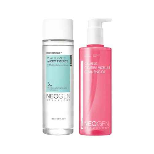 Daily Skincare Duo_Micro Essence & Calming Cica Cleansing Oil