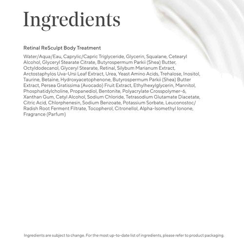 Murad Retinal ReSculpt Body Treatment – Encapsulated Retinal, Shea & Avocado Extract Body Cream to Firm, Lift, and Smooth Crepey Sagging Skin, Targeting Cellulite and Stretch Marks Nightly – 5.0 Fl Oz