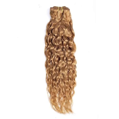 FEEL ME Color 27 Brazilian Water Wave Human Hair Bundles Honey Blonde Brazilian Hair Bundles 3 Pieces 12 14 16 Water Wave Human Hair Bundles Unprocessed Virgin Wet and Wavy Human Hair Extensions