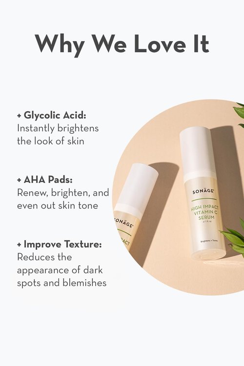 Sonage High Impact Vitamin C Serum:With Hyaluronic Acid | Hydrates & Fades Appearance Of Dark Spots (30 ml)