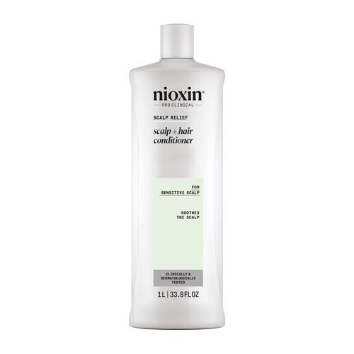 Nioxin Scalp Relief Hair Conditioner | For Sensitive Scalp | Made with Aloe Vera and Vitamin E | 33.8 Fl oz.