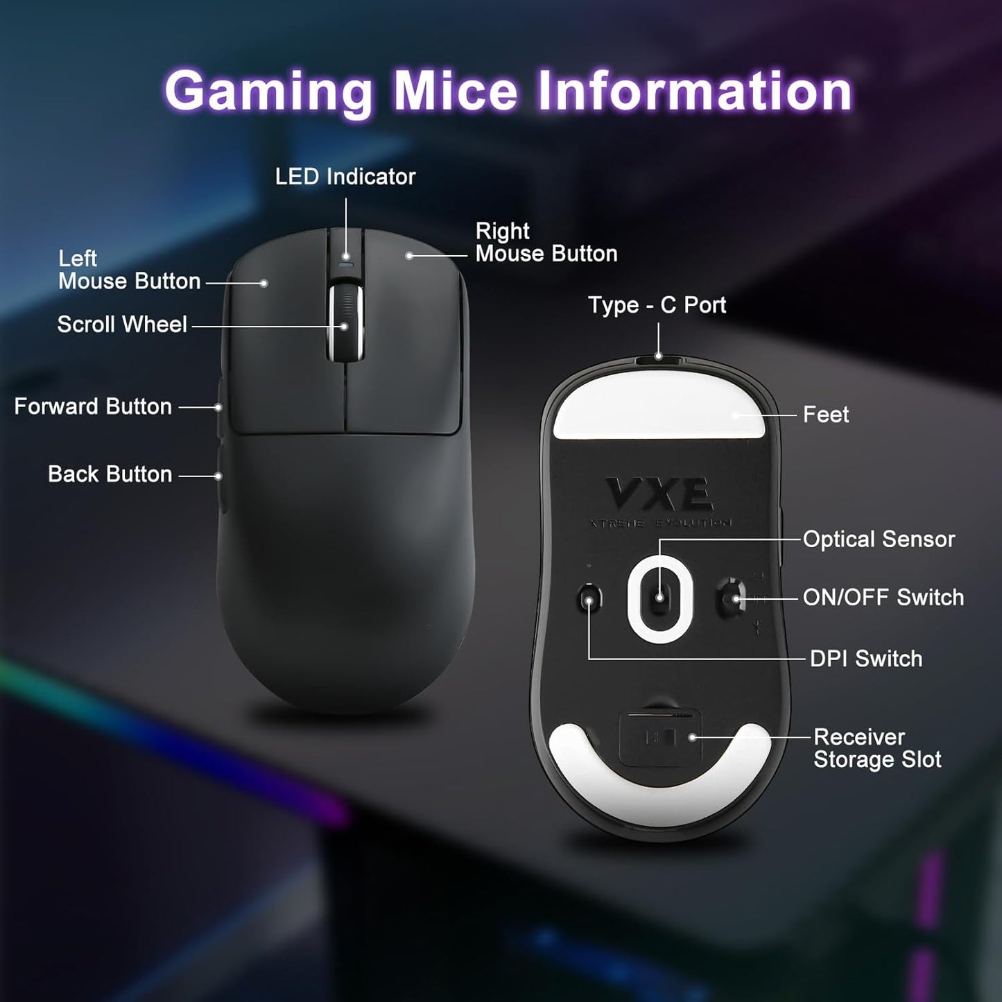 AJAZZ AK980 Wireless Keyboard with Smart Display & Knob,R1 SE+ Gaming Mouse, 18000 DPI