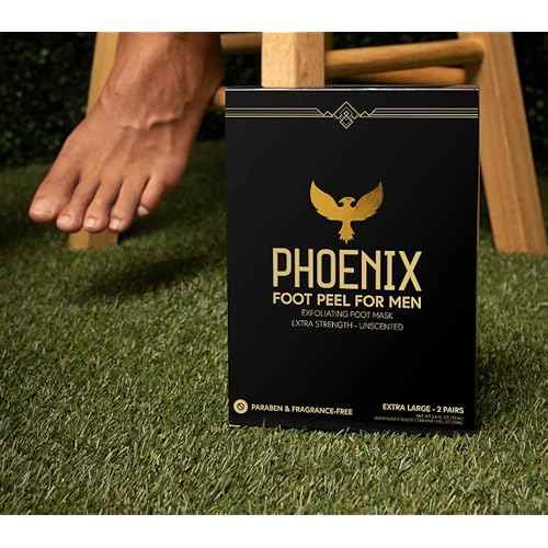 (Pack of 2) for Men - Extra Large - Extra Strength - Exfoliating Dry Feet Treatment - Callus Remover - Unscented - Paraben and Fragrance Free